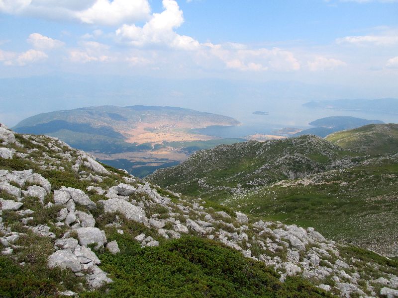 Blick auf den Ohrid See